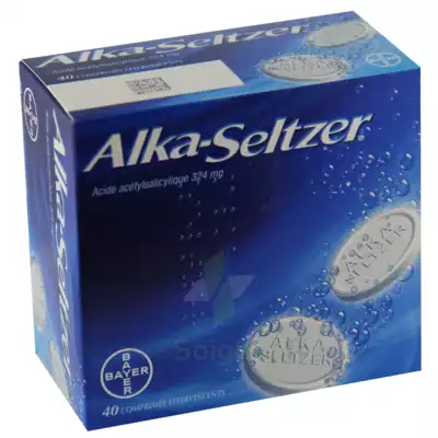 Alka Seltzer 324 Mg, Comprimé Effervescent B/40 à L'ISLE-SUR-LA-SORGUE