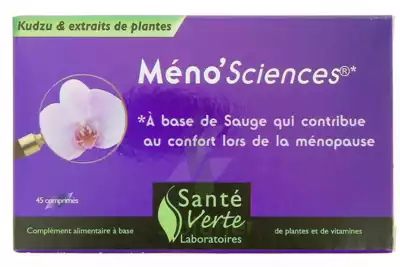 Meno'sciences Sante Verte 45 Comprimes à L'ISLE-SUR-LA-SORGUE