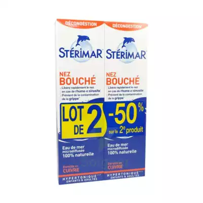 Stérimar Nez Bouché Solution Nasale Adulte 2fl Pulv/100ml à L'ISLE-SUR-LA-SORGUE