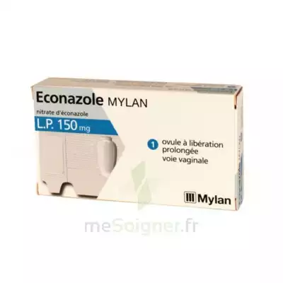 Econazole Mylan L.p. 150 Mg, Ovule à Libération Prolongée à L'ISLE-SUR-LA-SORGUE
