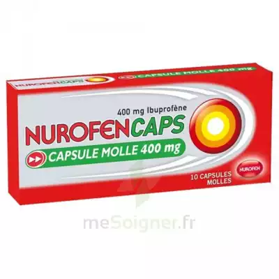 Nurofencaps 400 Mg Caps Molle Plq/10 à L'ISLE-SUR-LA-SORGUE