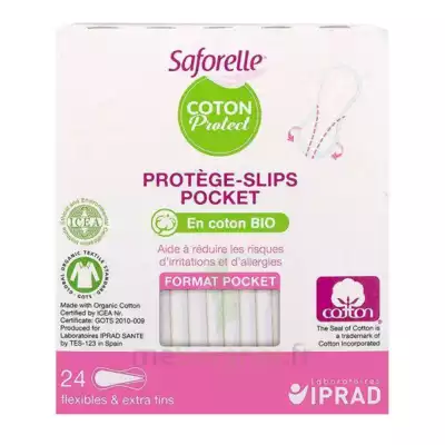 Saforelle Coton Protect Protège-slip Pocket B/24 à L'ISLE-SUR-LA-SORGUE