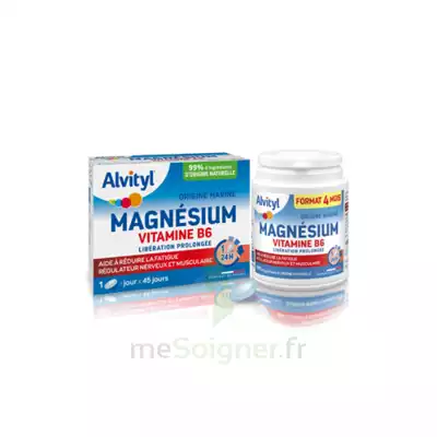 Alvityl Magnésium Vitamine B6 Libération Prolongée Comprimés Lp B/45 à L'ISLE-SUR-LA-SORGUE